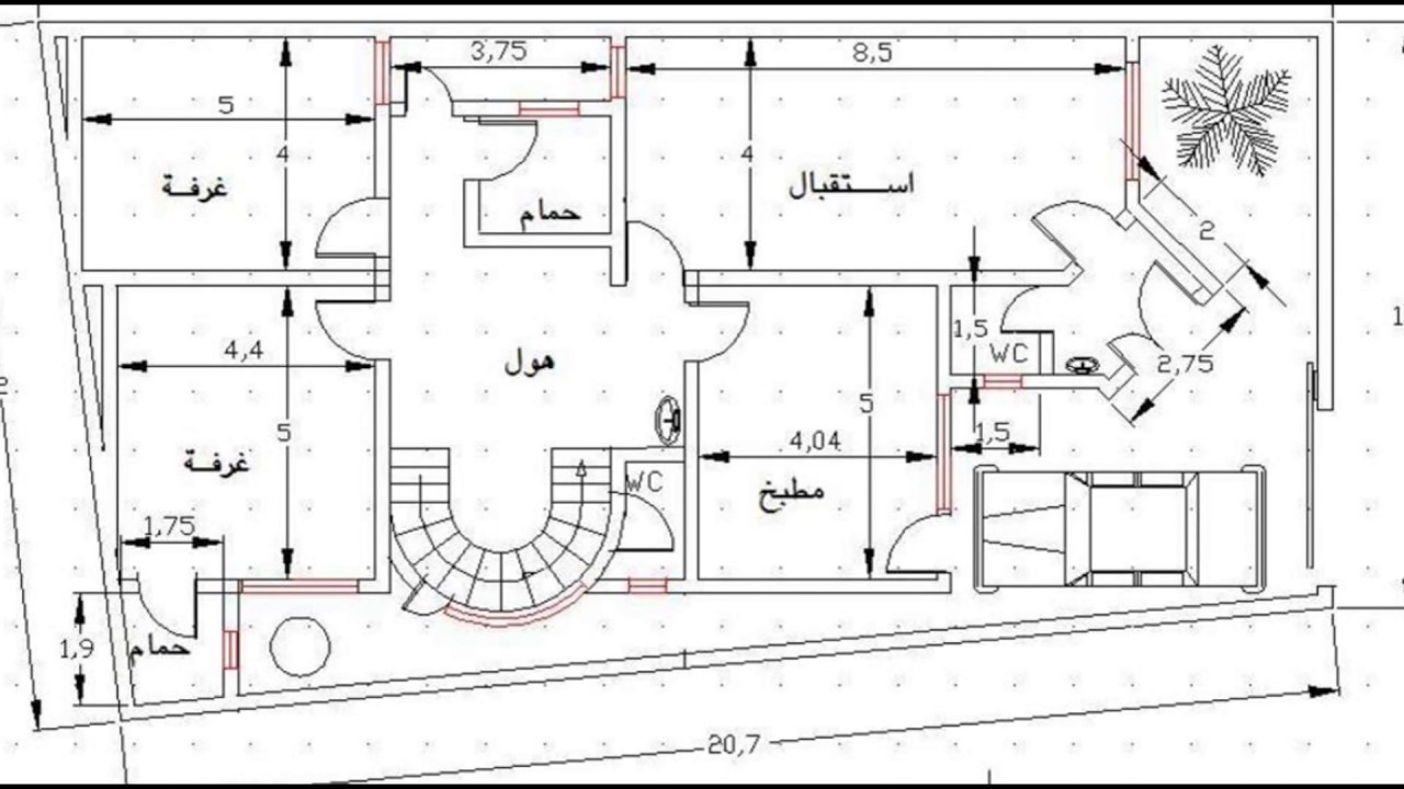 تصاميم بيوت عراقية - تصميم حديث للمنزل 7372 3